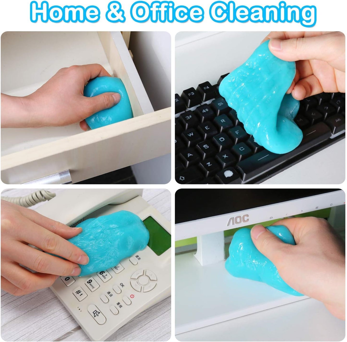 HK-Cleaning Gel for Car, Keyboards, PC, Laptops & Cameras