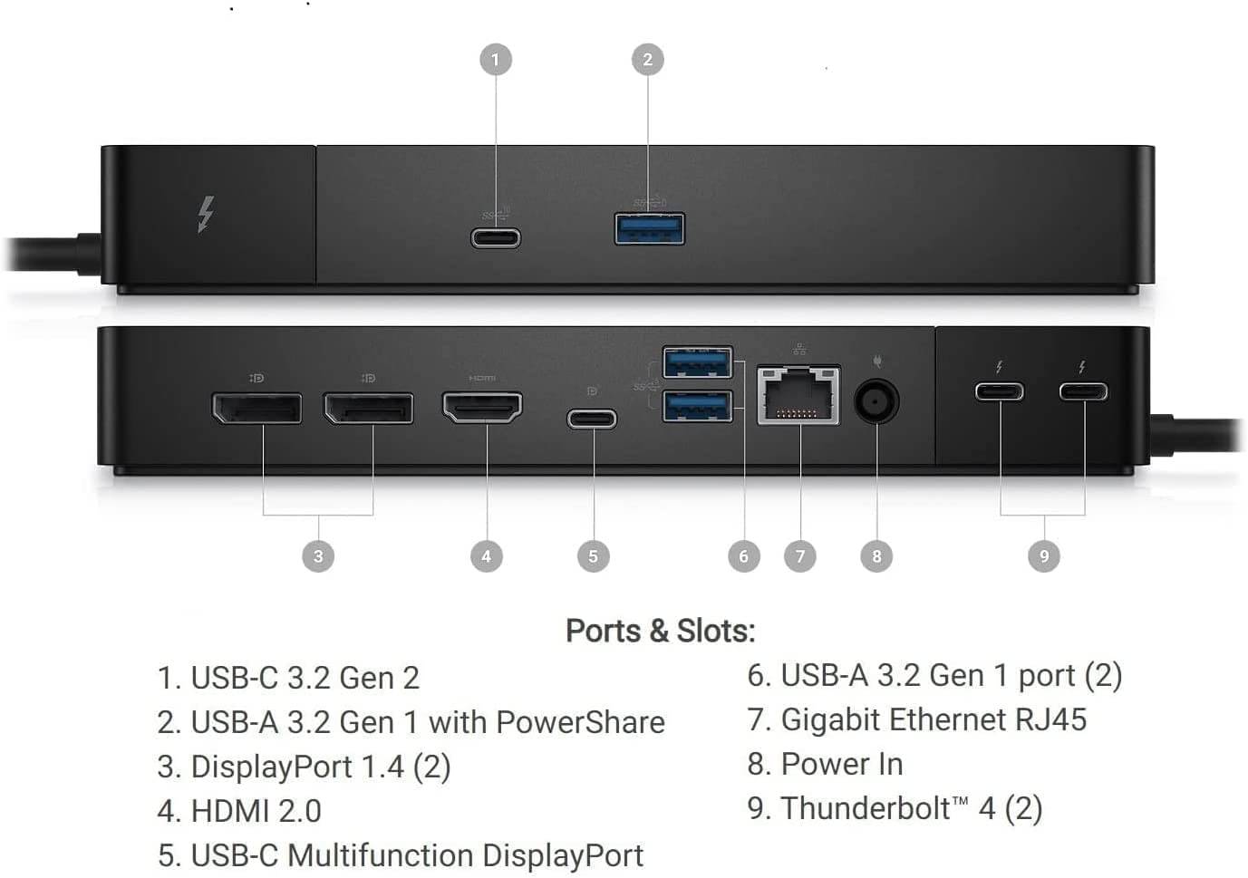 Dell Thunderbolt 4 Dock – WD22TB4