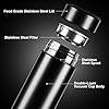 LED Temperature Display Water Bottle Double Wall Vacuum Insulated Stainless Steel Vacuum Drink Flasks Smart Water Cup for Travel for Hot and Cold Drinks