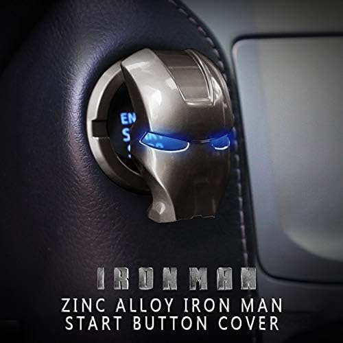 Iron Man Car Interior Parts, Auto Engine Ignition Start Stop Button