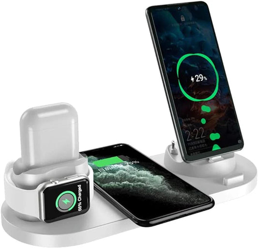 6 In 1 Wireless Charger, Portable Wireless Charging Station