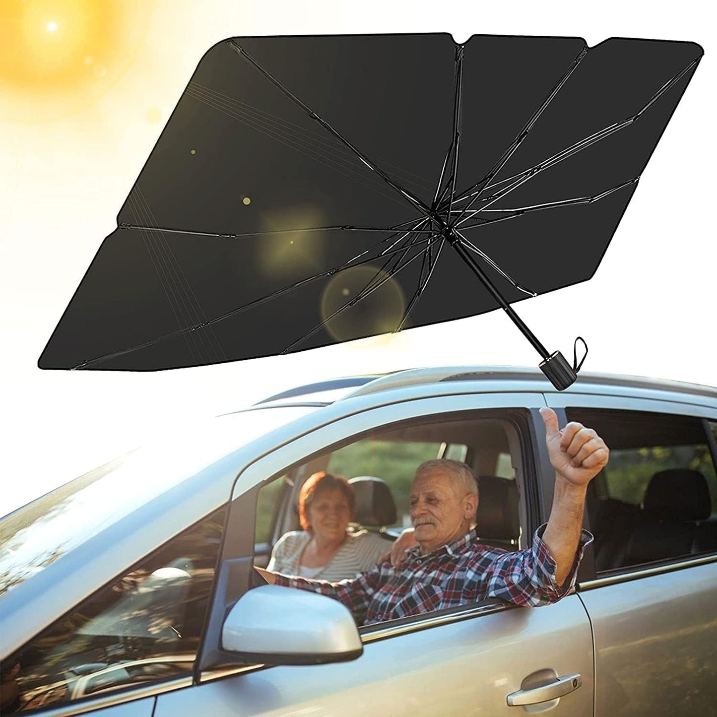 Car UV Sunshade Umbrella Windshield Block Cover