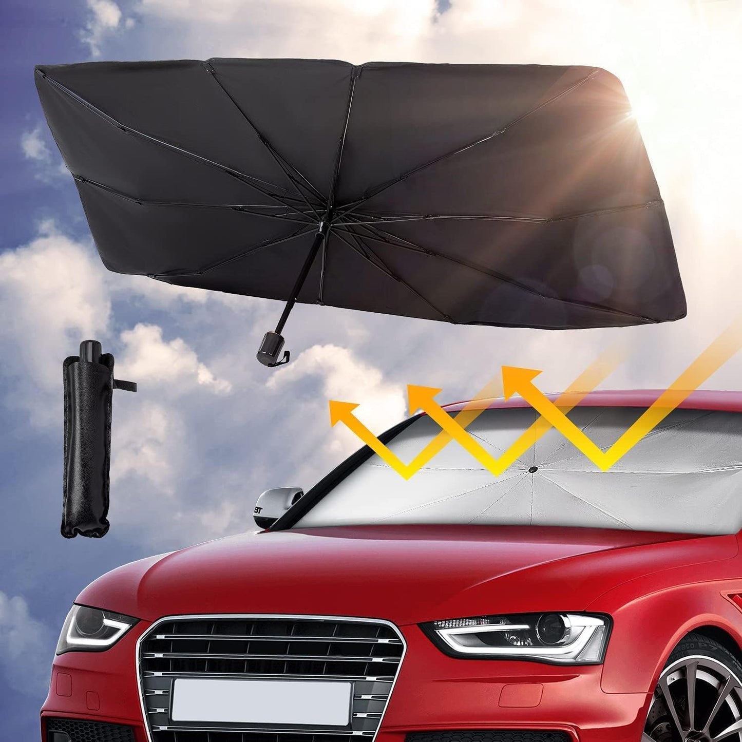 Car UV Sunshade Umbrella Windshield Block Cover