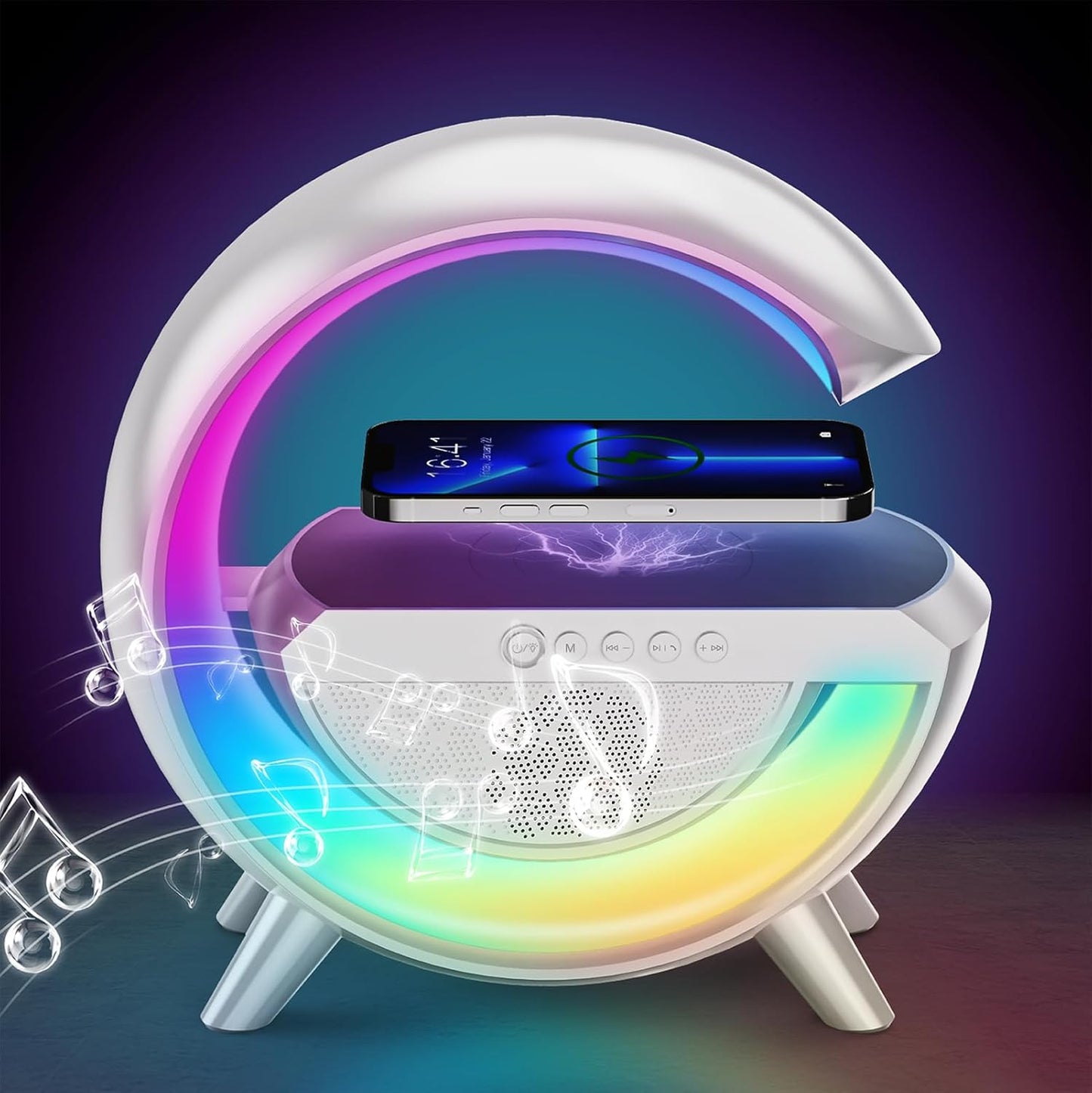 4 in 1 Wireless Charger Night Light Lamp