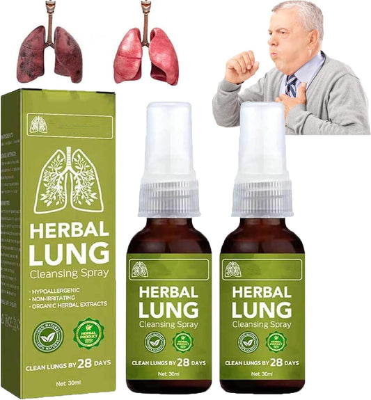 Natural Herbal Lungs Spray( PACK OF 2 )